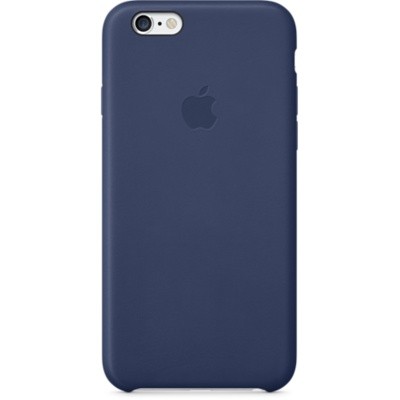 Кожаный кейс для iPhone 6 - синий Кожаный чехол (кейс), разработанные Apple для iPhone 6. Смартфон в чехле обволакивает подкладка из микроволокна, которая защищает корпус.