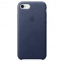 Кожаный чехол для iPhone 8/7 - цвет "тёмно-синий" - 