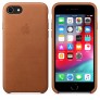 Кожаный чехол для iPhone 8/7 - цвет "золотисто-коричневый" - 