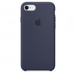 Силиконовый чехол для iPhone 8/7 - цвет "тёмно-синий"