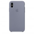 Силиконовый чехол для iPhone X - цвет «тёмная лаванда»