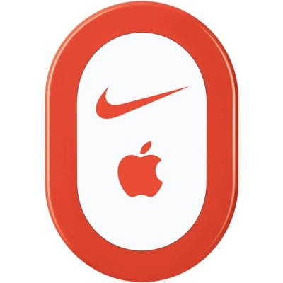 Комплект Nike + iPod от Apple Бегите с песней и с умным датчиком в кроссовке! Беспроводной датчик Nike + iPod - отслеживает ход ваших тренировок. Положите его в специальное углубление под стелькой кроссовка Nike+. Датчик можно вешать на шнурки.