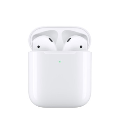 AirPods (2G) с беспроводной зарядкой AirPods с Wireless Charging Case - это второе поколение смарт наушников от компании Apple c кейсом беспроводной зарядки.