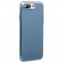 Чехол Baseus Simple Series Transparent для iPhone 8 Plus / 7 Plus (голубой) - 