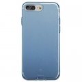 Чехол Baseus Simple Series Transparent для iPhone 8 Plus / 7 Plus (голубой)