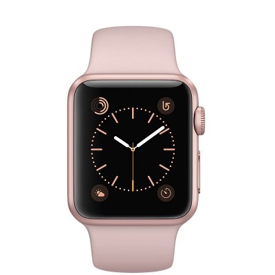 38mm Apple Watch Rose Gold (MNNH2) 38mm Apple Watch Series 1 Rose Gold Aluminum Case with Pink Send Band
