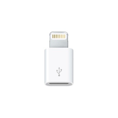 Адаптер Lightning - Micro USB от Apple Адаптер Apple Lightning на Micro USB (MD820), он позволяет подключать iPhone, iPad или iPod с разъемом Lightning к кабелям и зарядным устройствам Micro USB для подзарядки и синхронизации устройств.