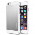 SGP iPhone 6 кейс Aluminium Fit Satin Silver