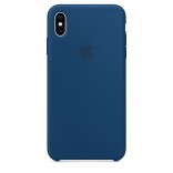 Силиконовый кейс для iPhone Xs Max - цвет "синий"