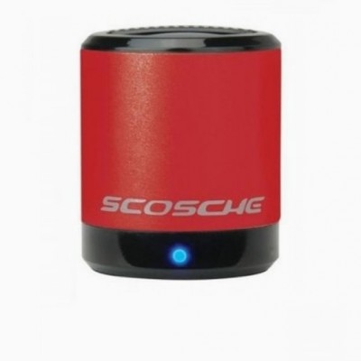 Акустика Scosche PMSRD boomCAN портативная аудиоколонка - красная Универсальная портативная (маленькая) акустика для iPhone/iPad/iPod/Mac. Устройство оснащено ионно-литиевой батареей, которой хватит на 7-часов беспрерывного воспроизведения.