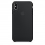 Силиконовый кейс для iPhone Xs Max - цвет "черный" - 