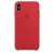 Силиконовый кейс для iPhone Xs Max - цвет "красный"