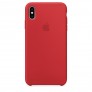 Силиконовый кейс для iPhone Xs Max - цвет "красный" - 