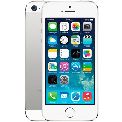 iPhone 5S  32 GB - белый Смартфон Apple iPhone 5S 32 GB (never lock) - Белый (Silver)