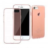 Чехол Baseus Simple Series Transparent для iPhone 8/7 (розовый)