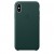 Кожаный чехол для iPhone Xs - цвет "зеленый лес"