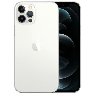 iPhone 12 Pro 128Gb Silver 6,1" OLED экран (1170x2532); процессор: Apple A14 Bionic • ОС: Apple iOS 14 • камера: 12 (f/1.6, широкоугольная) + 12 (f/2.4, 120 градусов, сверхширокоугольная) + 12 (f/2.0, 2х кратный телеобъектив)