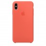 Силиконовый кейс для iPhone Xs Max - цвет «спелый нектарин» - 