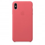 Кожаный чехол для iPhone XS Max - цвет «розовый пион»