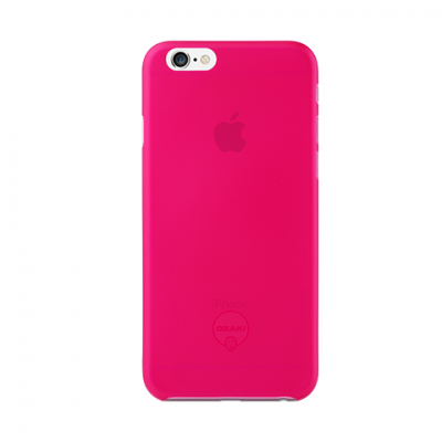 Накладка Ozaki O!coat 0.3 Jelly для iPhone 6 - красный Полупрозрачная чехол-накладка для смартфона iPhone 6 толщиной 0,3 мм. Защитная пленка для дисплея и салфетка из микрофибры в комплекте.