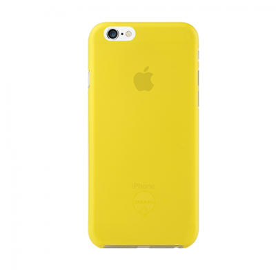 Накладка Ozaki O!coat 0.3 Jelly для iPhone 6 - желтый Полупрозрачная чехол-накладка для смартфона iPhone 6 толщиной 0,3 мм. Защитная пленка для дисплея и салфетка из микрофибры в комплекте.