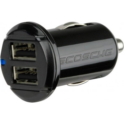Авто зарядка Scosche reVolt pro 12W+12W (2.4A)  Двух портовое автомобильное USB зарядное устройство от Scosche (USBC242M) для iOS-гаджетов и не только 12W+12W (2.4A)