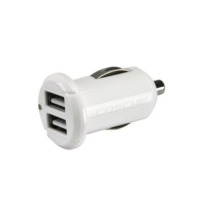 Авто зарядка Scosche reVolt pro c2 (белый) Двух портовое автомобильное USB зарядное устройство от Scosche (USBC202M) для iOS-гаджетов и не только 10W (2.1A)