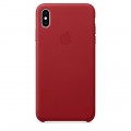 Кожаный чехол для iPhone XS Max - (PRODUCT)RED