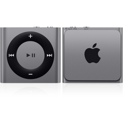 iPod Shuffle (черный) Яркий, удобный, маленький плеер от Apple iPod shuffle 2 Gb с креплением. Изящный корпус из анодированного алюминия. Восемь потрясающих цветов.