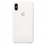 Силиконовый чехол для iPhone XS - цвет "белый" - 