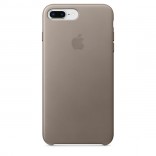 Кожаный чехол для iPhone 8 Plus/7 Plus - цвет "платиново-серый" 