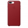 Кожаный чехол для iPhone 8 Plus/7 Plus - цвет "красный" - 