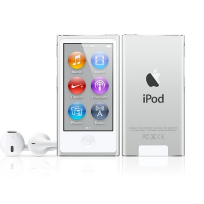 iPod Nano 7G - серый Тонкий (толщина всего 5.4 мм) и удобный плеер iPod nano 7G (16 Gb), имеет 7-м цветовых вариантов. Он современный c стильным дизайном.  2.5-дюймовый дисплей Multi-Touch почти в два раза больше дисплея предыдущего iPod nano, так что на экране будет ещё больше музыки, фотографий и видео.