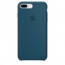 Силиконовый чехол для iPhone 8 Plus/7 Plus - цвет «космический синий» - 