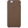 Кожаный кейс для iPhone 6 - коричневый - 