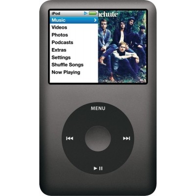 iPod Classic (160 Gb) - черный iPod Classic на 160 Gb - это просто музыкальный гений, создан для истинных меломанов. В плеер поместится до 40000 музыкальных композиций, 200 часов видео или 25000 фотографий и любое сочетание этих материалов.