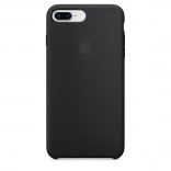 Силиконовый чехол для iPhone 8 Plus/7 Plus - цвет "чёрный"