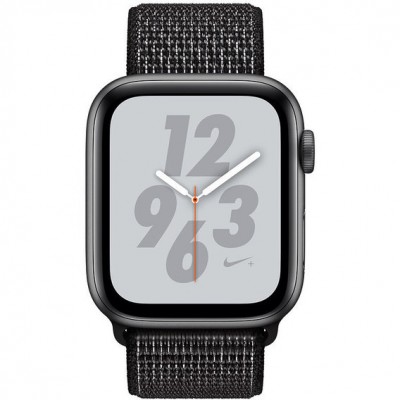Apple Watch Series 4 Nike+ 44mm Space Gray Apple Watch Series 4 Nike+ (GPS) 44mm Space Gray Aluminium Case with Black Nike Sport Loop (MU7J2)