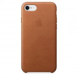 Кожаный чехол для iPhone 8/7 - цвет "золотисто-коричневый"