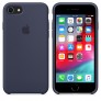 Силиконовый чехол для iPhone 8/7 - цвет "тёмно-синий" - 