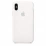 Силиконовый чехол для iPhone X - цвет "белый" - 