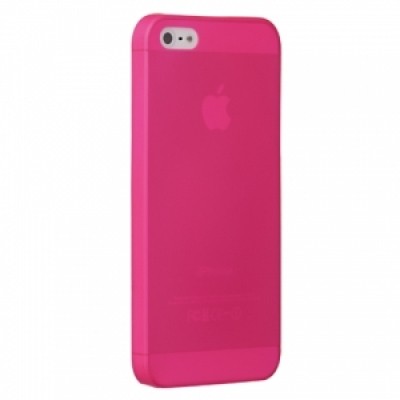 Накладка Ozaki O!coat 0.3 для iPhone 5/5S - Розовый Ozaki O!coat 0.3 Jelly - стильный, ультратонкий чехол для смартфона iPhone 5 и iPhone 5S, который отличается своей тонкостью и малым весом. 