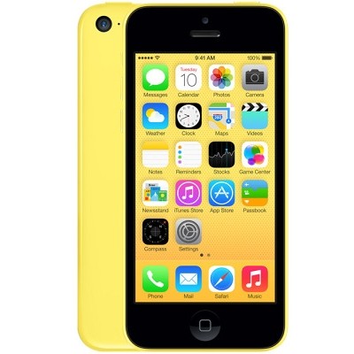 iPhone 5C 16 Gb - желтый  Apple iPhone 5C [NeverLock] желтого цвета с твердым пластиковым корпусом - это телефон, где продуманно все. Каждая деталь, даже палитра Главного экрана и обоев гармонично сочетается с корпусом.