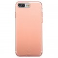 Чехол Baseus Simple Series Transparent для iPhone 8 Plus / 7 Plus (розовый)