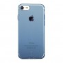 Чехол Baseus Simple Series Transparent для iPhone 8/7 (голубой) - 