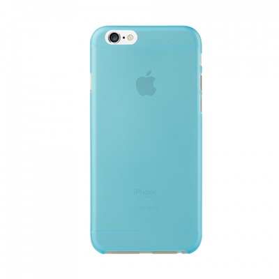 Накладка Ozaki O!coat 0.3 Jelly для iPhone 6 - голубой Полупрозрачная чехол-накладка для смартфона iPhone 6 толщиной 0,3 мм. Защитная пленка для дисплея и салфетка из микрофибры в комплекте.