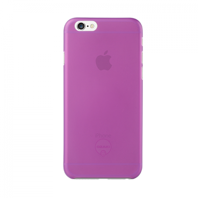 Накладка Ozaki O!coat 0.3 Jelly для iPhone 6 - фиолетовый Полупрозрачная чехол-накладка для смартфона iPhone 6 толщиной 0,3 мм. Защитная пленка для дисплея и салфетка из микрофибры в комплекте.