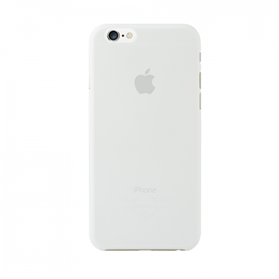 Накладка Ozaki O!coat 0.3 Jelly для iPhone 6 - прозрачная Полупрозрачная чехол-накладка для смартфона iPhone 6 толщиной 0,3 мм. Защитная пленка для дисплея и салфетка из микрофибры в комплекте.