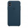 Силиконовый чехол для iPhone XS - цвет «тихий океан» - 