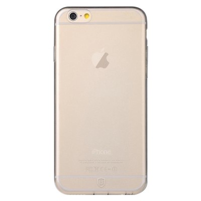 Силиконовая накладка Baseus Simple - белая Тоненькая (0.7 мм) и прозрачная силиконовая накладка на iPhone 6.
